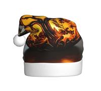 YYHHAOFA pumpkin carving lamp Pattern Christmas Hat for Adult Making It a Fun and Durable Gift for Men and Women