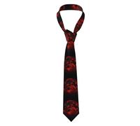 YYHHAOFA Rare Blood Moon Picture Men's tie classic style suit cravat suitable for holidays and work