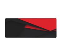 YYHHAOFA Red Black Mouse Pad 12x31.5in - Extended Gaming & Desk Mat