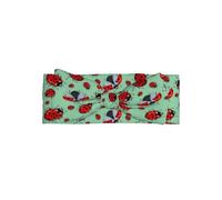 YYHHAOFA Red Ladybugs On A Blue Background Prints Baby Bow Throw - Soft & Stretchy Nylon-Spandex Headband for Newborns 0-6 Months - Ideal Shower Gift