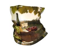 YYHHAOFA Red Wine Prints Multifunctional Sport Headband Soft Polyester Stretchy Seamless Design For All Sports Activities