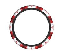 YYHHAOFA Retro Canada Flag Prints Comfort Grip Wheel Layer - Revitalize Your Drive & Protect Your Interior