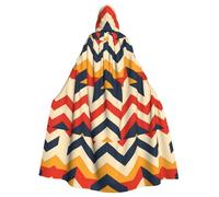 YYHHAOFA Retro patterns Prints Halloween Adult Hooded Cloak is a super large, comfortable, and durable cloak designed for adults