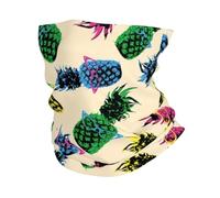 YYHHAOFA Retro Pineapple Prints Multifunctional Sport Headband Soft Polyester Stretchy Seamless Design For All Sports Activities