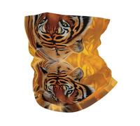 YYHHAOFA Rising Sun Tiger Prints Active Head Wrap - Seamless, Quick-Drying Neck Gaiter for Outdoor Adventures & Stylish Everyday Wear