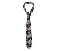 YYHHAOFA Scary Spider Picture Men's tie classic style suit cravat suitable for holidays and work