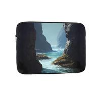 YYHHAOFA Sea Water Between The Rocks Picture Portable Laptop Sleeve Case - Shockproof Portable Laptop Sleeve Bag 15 inch for Men and Women Business Travel, Office Daily Use