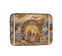 YYHHAOFA Ship Gang Leader Picture Portable Laptop Sleeve Case - Shockproof Portable Laptop Sleeve Bag 10 inch for Men and Women Business Travel, Office Daily Use