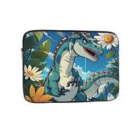 YYHHAOFA Shockproof Portable Laptop Sleeve Bag 10 inch - for Men and Women Business Travel, School, and Office Use Cute Dinosaur Picture