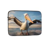 YYHHAOFA Shockproof Portable Laptop Sleeve Bag 10 inch - for Men and Women Business Travel, School, and Office Use Funny Pelican Picture