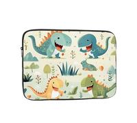 YYHHAOFA Shockproof Portable Laptop Sleeve Bag 10 inch - for Men and Women Business Travel, School, and Office Use Cute Little Baby Dinosaur Picture