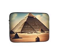 YYHHAOFA Shockproof Portable Laptop Sleeve Bag 12 inch - for Men and Women Business Travel, School, and Office Use Dreaming of The Pyramids of Khufu Picture