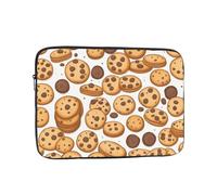 YYHHAOFA Shockproof Portable Laptop Sleeve Bag 12 inch - for Men and Women Business Travel, School, and Office Use Cookies Food Chocolate Chip Biscuits Picture