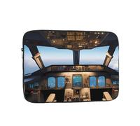 YYHHAOFA Shockproof Portable Laptop Sleeve Bag 12 inch - for Men and Women Business Travel, School, and Office Use Airplane Cockpit Picture