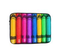 YYHHAOFA Shockproof Portable Laptop Sleeve Bag 12 inch - for Men and Women Business Travel, School, and Office Use Colored Crayons Picture