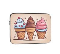 YYHHAOFA Shockproof Portable Laptop Sleeve Bag 12 inch - for Men and Women Business Travel, School, and Office Use Cartoon ice Cream Cone Picture
