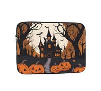 YYHHAOFA Shockproof Portable Laptop Sleeve Bag 13 inch - for Men and Women Business Travel, School, and Office Use Gothic Happy Halloween Picture