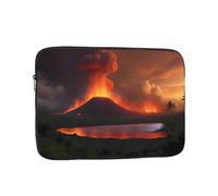 YYHHAOFA Shockproof Portable Laptop Sleeve Bag 13 inch - for Men and Women Business Travel, School, and Office Use The erupting Kilauea Volcano Picture