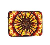 YYHHAOFA Shockproof Portable Laptop Sleeve Bag 13 inch - for Men and Women Business Travel, School, and Office Use Turning The Flame Picture