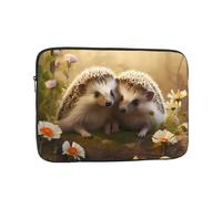 YYHHAOFA Shockproof Portable Laptop Sleeve Bag 13 inch - for Men and Women Business Travel, School, and Office Use Nature Lovely Hedgehog Lovers Picture