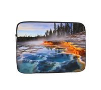 YYHHAOFA Shockproof Portable Laptop Sleeve Bag 13 inch - for Men and Women Business Travel, School, and Office Use Yellowstone National Park Picture