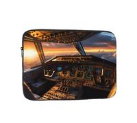 YYHHAOFA Shockproof Portable Laptop Sleeve Bag 15 inch - for Men and Women Business Travel, School, and Office Use Airplane Cockpit Picture