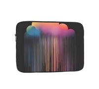 YYHHAOFA Shockproof Portable Laptop Sleeve Bag 15 inch - for Men and Women Business Travel, School, and Office Use Colorful Rainbow rain Picture