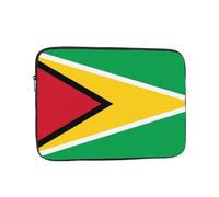 YYHHAOFA Shockproof Portable Laptop Sleeve Bag 15 inch - for Men and Women Business Travel, School, and Office Use Flag of Guyana Picture