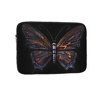YYHHAOFA Shockproof Portable Laptop Sleeve Bag 15 inch - for Men and Women Business Travel, School, and Office Use Mystery Butterfly Picture