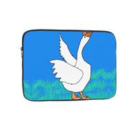 YYHHAOFA Shockproof Portable Laptop Sleeve Bag 17 inch - for Men and Women Business Travel, School, and Office Use White Goose Spread its Wings Picture