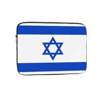 YYHHAOFA Shockproof Portable Laptop Sleeve Bag 17 inch - for Men and Women Business Travel, School, and Office Use Israeli Flag Picture