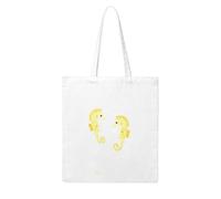 YYHHAOFA Shy little seahorse Prints Woman Canvas Tote Bag Strong and durable for traveling, shopping, Daily One Size
