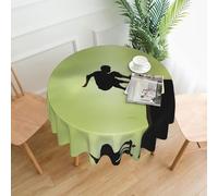YYHHAOFA Skateboard Prints Round Decorative Tablecloth 60in - Elevate Your Dining Experience with a Waterproof & Wrinkle-Resistant Throw