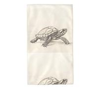 YYHHAOFA Sketch of Little Turtle Prints Towel Towels 27.5x16in Skin-Friendly Absorbent Fluffy and Soft for Bathroom, Beach, Outdoors