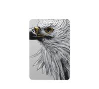 YYHHAOFA Sketching an eagle Prints Rectangle Car Air Fresheners Cards Set of 6 Pieces : Hanging Scented Cards for bedroom Bathroom Car Interior Decor
