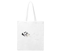 YYHHAOFA Sleeping Skeleton Prints Woman Canvas Tote Bag Strong and durable for traveling, shopping, Daily One Size