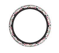 YYHHAOFA Sloth in Pink Tropical Jungle Prints Steering Wheel Cover - Quality Neoprene Throw for Universal Vehicles, Durable Grip & Protection, Non-Slip Design, Heat & Cold Resistant, Easy Care