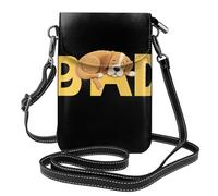 YYHHAOFA Small Cell Phone Purse 7.6x4.9in Dog Sleeping On Letters Picture Leather Crossbody Flap Phone Case For Women, Perfect For Walking, Camping
