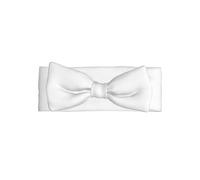 YYHHAOFA Solid color white Prints Baby Bow Headband Newborn Photography Props Soft & Stretchy Hair Accessory for Infants 0-6 Months