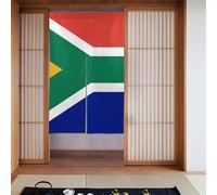 YYHHAOFA South African flag Pattern Door curtain partition splicing privacy protection suitable for kitchen, bathroom, room 34x56in
