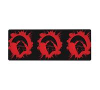 YYHHAOFA Spartan Warrior Helmet Mouse Pad 12x31.5in Extended Desk Mat