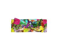 YYHHAOFA Spring Floral Butterfly Hummingbird Prints Baby Bow Headband Newborn Photography Props Soft & Stretchy Hair Accessory for Infants 0-6 Months