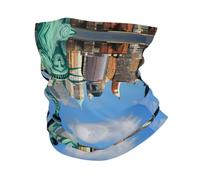 YYHHAOFA Statue of Liberty in NYC Prints Active Head Wrap - Seamless, Quick-Drying Neck Gaiter for Outdoor Adventures & Stylish Everyday Wear