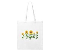 YYHHAOFA Sunflowers chase the sun Prints Woman Canvas Tote Bag Strong and durable for traveling, shopping, Daily One Size