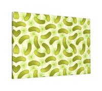 YYHHAOFA Sushi Dill Pickles Prints anvas frameless decorative painting 16x24 in : The texture is clear, solid wood frame