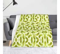 YYHHAOFA Sushi Dill Pickles Prints Flannel blanket throw 60x50 in : Light weight, warm and durable Soft and Easy to care for