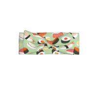 YYHHAOFA Sushi Food Pattern Prints Baby Bow Throw - Soft & Stretchy Nylon-Spandex Headband for Newborns 0-6 Months - Ideal Shower Gift