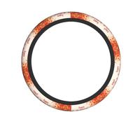 YYHHAOFA Thanksgiving Turkey on Pumpkin Car Prints Comfort Grip Wheel Layer - Revitalize Your Drive & Protect Your Interior