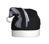 YYHHAOFA The Ghost Behind the Cross Pattern Christmas Hat for Adult Making It a Fun and Durable Gift for Men and Women