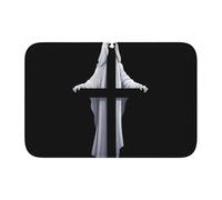 YYHHAOFA The Ghost Behind The Cross Printed Anti Slip and Thickened Floor mat Suitable for bathrooms, bedrooms, Washable Carpet Floor mats 16X24 in